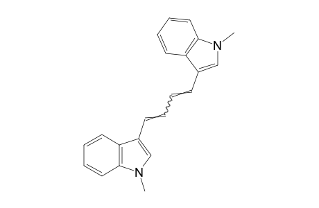 3,3'-(1,3-butadienylene)bis[1-methylindole]