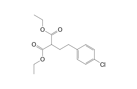 (p-chlorophenethyl)malonic acid, diethyl ester