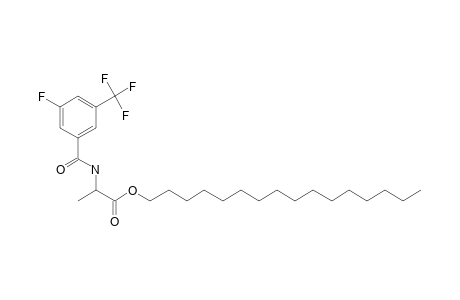 D-Alanine, N-(3-fluoro-5-trifluoromethylbenzoyl)-, hexadecyl ester