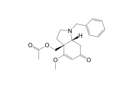 acetic acid [(3aR,7aR)-1-(benzyl)-6-keto-4-methoxy-2,3,7,7a-tetrahydroindol-3a-yl]methyl ester