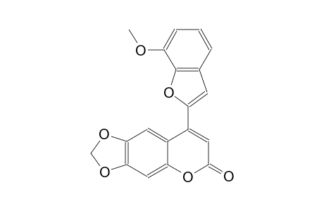 6H-[1,3]dioxolo[4,5-g][1]benzopyran-6-one, 8-(7-methoxy-2-benzofuranyl)-