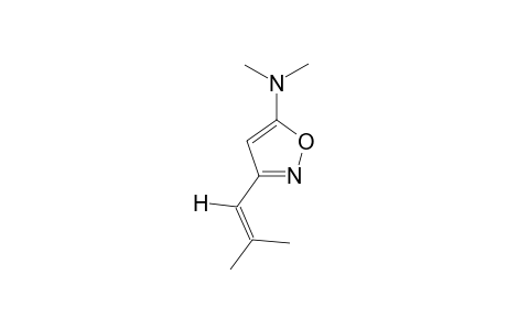 5-DIMETHYLAMINO-3-(2-METHYL-1-PROPENYL)-1,2-OXAZOL
