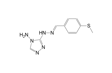 benzaldehyde, 4-(methylthio)-, (4-amino-4H-1,2,4-triazol-3-yl)hydrazone