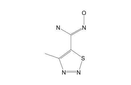 4-methyl-1,2,3-thiadiazole-5-carboxamidoxime