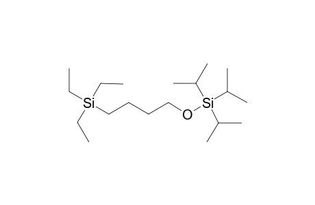 tri(propan-2-yl)-(4-triethylsilylbutoxy)silane