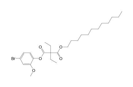 Diethylmalonic acid, 4-bromo-2-methoxyphenyl dodecyl ester