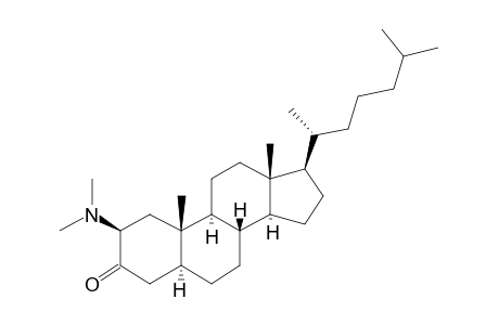 Cholestan-3-one, 2-(dimethylamino)-, (2.beta.,5.alpha.)-