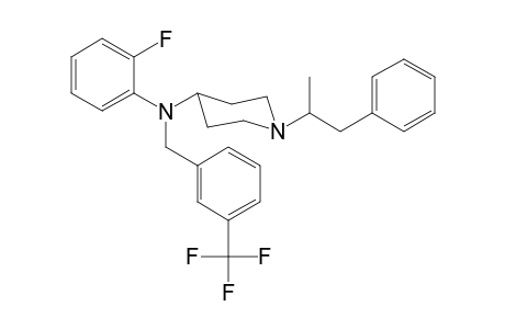 N-2-Fluorophenyl-N-3-trifluoromethylbenzyl-1-(1-phenylpropan-2-yl)piperidin-4-amine