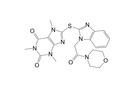 1H-purine-2,6-dione, 3,7-dihydro-1,3,7-trimethyl-8-[[1-[2-(4-morpholinyl)-2-oxoethyl]-1H-benzimidazol-2-yl]thio]-