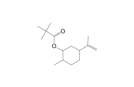 (+)-dihydrocarveol, trimethylacetate