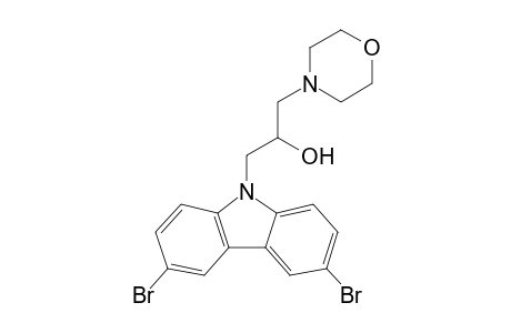 1-(3,6-Dibromo-9H-carbazol-9-yl)-3-(4-morpholinyl)-2-propanol