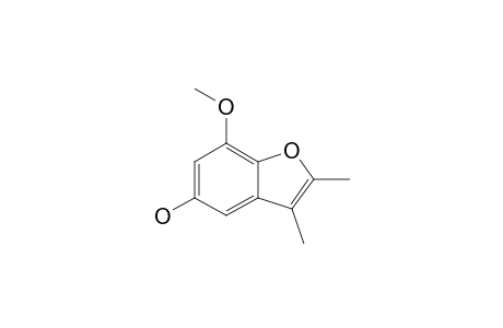 7-METHOXY-2,3-DIMETHYLBENZOFURAN-5-OL