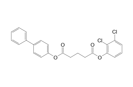 Glutaric acid, 2,3-dichlorophenyl 4-biphenyl ester