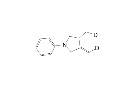 3-Deuteriomethyl-4(E)-deuteriomethylene-1-phenylpyrrolidine