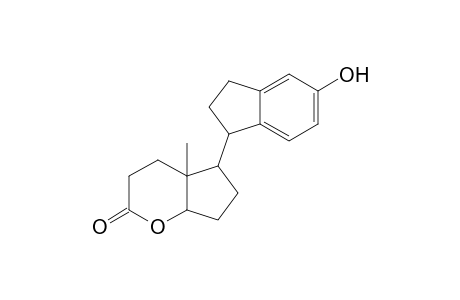5-(5-Hydroxy-2,3-dihydro-1H-inden-1-yl)-4a-methylhexahydrocyclopenta[b]pyran-2(3H)-one