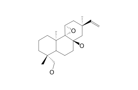 8-alpha,19-Dihydroxy-9-alpha,10-.alpha.-epoxy-13-epi-(ent)-pimara-15-ene