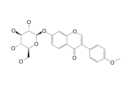 FORMONONETIN-7-O-BETA-D-GLUCOPYRANOSIDE;ONONIN