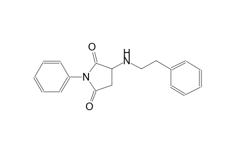 1-Phenyl-3-[(2-phenylethyl)amino]-2,5-pyrrolidinedione