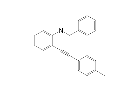 N-Benzyl-2-(p-tolylethynyl)aniline