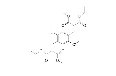 [(2,5-dimethoxy-p-phenylene)dimethylene]dimalonic acid, tetraethyl ester