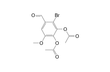 3,4-Diacetoxy-2-bromo-5-methoxy-benzaldehyde