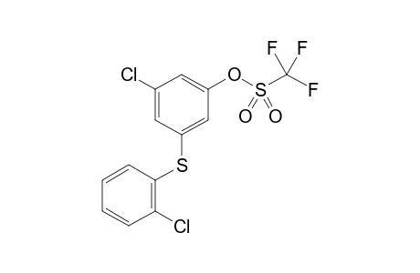 3-Chloro-5-((2-chlorophenyl)thio)phenyl trifluoromethanesulfonate