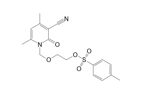 4,6-DIMETHYL-1-(2-O-PARA-TOLYLSULFONYLETHOXYMETHYL)-2-OXO-1,2-DIHYDROPYRIDINE-3-CARBONITRILE