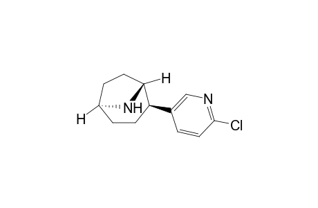 (1R,2R,5S)-2.beta.-(2-Chloro-5-pyridinyl)-8-azabicyclo[3.2.1]octane