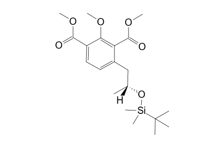 DIMETHYL-(R)-(-)-4-(2-TERT.-BUTYLDIMETHYLSILYLOXYPROPYL)-2-METHOXYBENZENE-1,3-DICARBOXYLATE