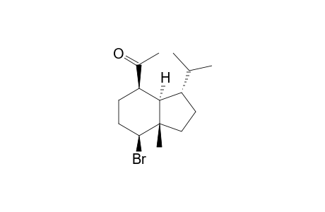 1-[(3'S,3A'R,4'R,7'S,7A'S)-7'-BROMO-7A'-METHYL-3'-(1''-METHYLETHYL)-OCTA-HYDRO-1'-H-INDEN-4'-YL]-ETHANONE