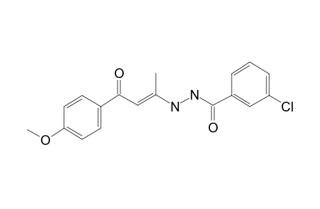 Benzhydrazide, 3-chloro-N2-[3-(4-methoxyphenyl)-1-methyl-3-oxopropenyl-