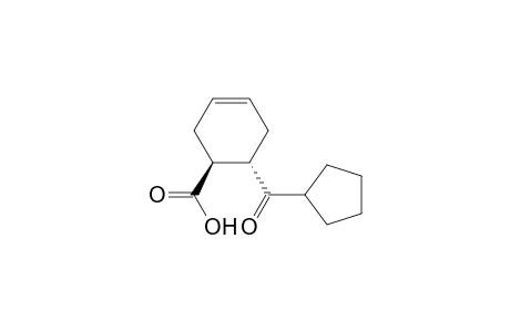 3-Cyclohexene-1-carboxylic acid, 6-(cyclopentylcarbonyl)-, trans-