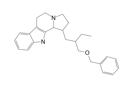 1H-Indolizino[8,7-B]indole, 1-[2-[(benzyloxy)methyl]butyl]-2,3,5,6,11,Â¹Â¹b-hexahydro-, stereoisomer