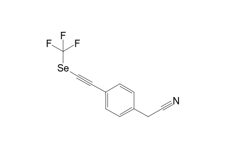 2-(4-{2-[(trifluoromethyl)selanyl]ethynyl}phenyl)acetonitrile