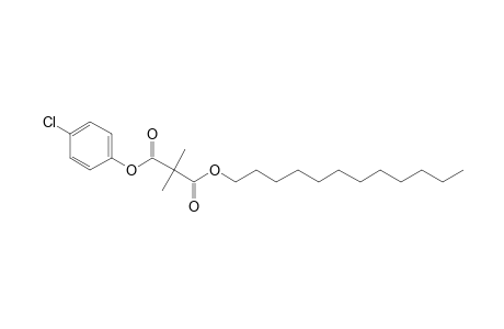 Dimethylmalonic acid, 4-chlorophenyl dodecyl ester