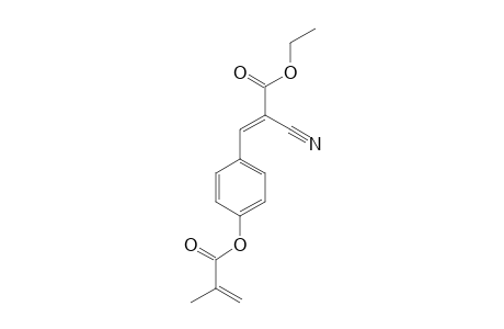 Ethyl (2E)-2-cyano-3-[4-(methacryloyloxy)phenyl]-2-propenoate