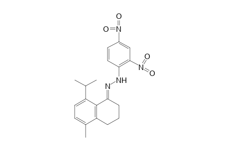 3,4-dihydro-8-isopropyl-5-methyl-1(2H)-naphthalenone, (2,4-dinitrophenyl)hydrazone