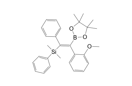 (Z)-1-(Dimethylphenylsilyl)-1-phenyl-2-(2-methoxyphenyl)-2-(4,4,5,5-tetramethyl-1,3,2-dioxaborolan-2-yl)ethene