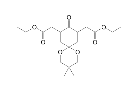 1,5-Dioxaspiro[5.5]undecane-8,10-diacetic acid, 3,3-dimethyl-9-oxo-, diethyl ester