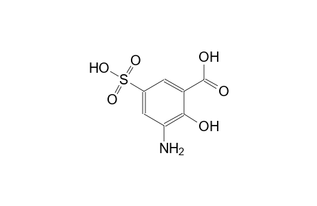 3-Amino-2-hydroxy-5-sulfobenzoic acid