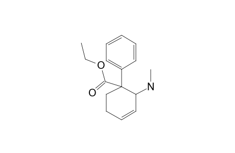 Ethyl 2-(methylamino)-1-phenyl-3-cyclohexene-1-carboxylate