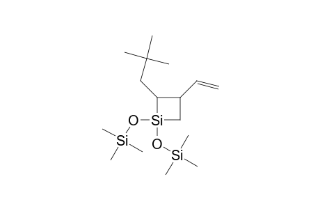 E-2-Neopentyl-1,1-bis( trimethylsiloxy)-3-vinylsilacyclobutane