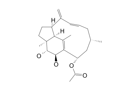 14-ALPHA-ACETOXY-2-BETA,3-ALPHA-HYDROXY-1(15),8(19),9-TRINERVITATRIENE