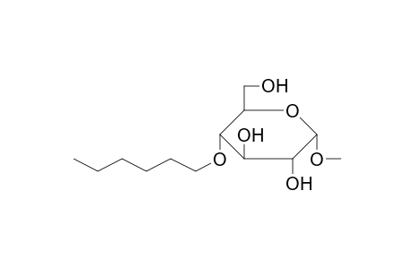 Methyl - 4-O-hexyl-.alpha.-D-glucopyranoside