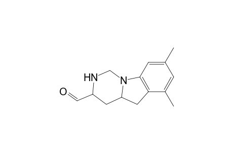 3-formyl-6,8-dimethyl-2,3,4,5-tetrahydropyrimido[3,4-a]indole