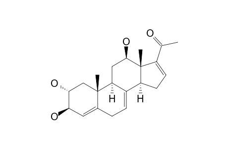 2.alpha.,3.beta.,12.beta.-Trihydroxy-pregna-4,7,16-trien-20-one