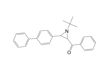 Methanone, [3-[1,1'-biphenyl]4-yl-1-(1,1-dimethylethyl)-2-aziridinyl]phenyl-, trans-