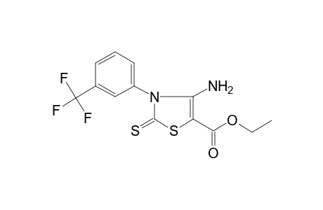 Ethyl 4-amino-2-thioxo-3-[3-(trifluoromethyl)phenyl]-2,3-dihydro-1,3-thiazole-5-carboxylate