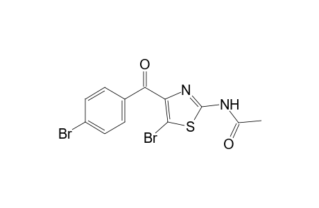 N-[5-bromo-4-(p-bromobenzoyl)-2-thiazolyl]acetamide