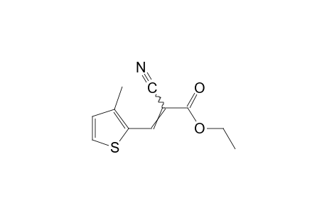 alpha-cyano-3-methyl-2-thiopheneacrylic acid, ethyl ester